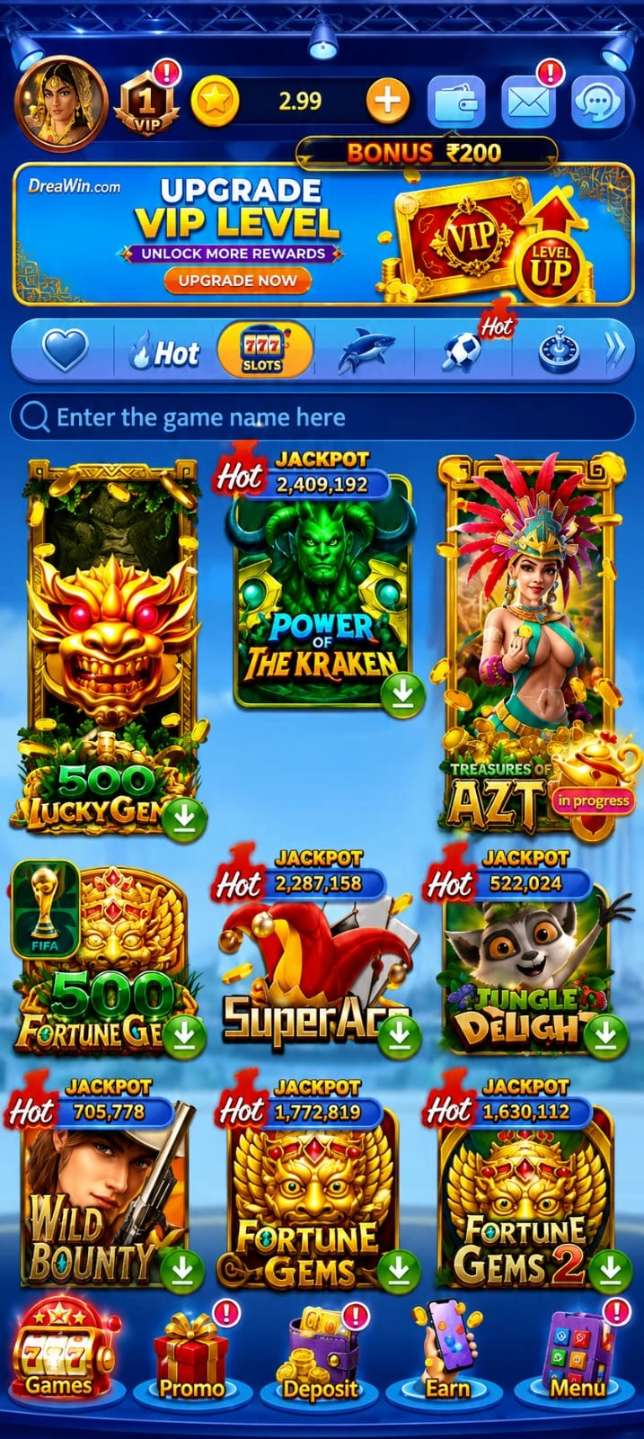 Diwa Win Game Premium Interface 2